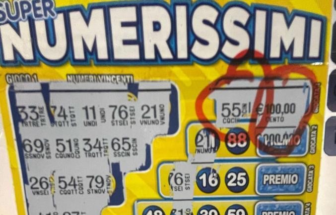 Gratta e Vinci, Sicilia: nel Trapanese vinti 50mila euro con “Numerissimi”