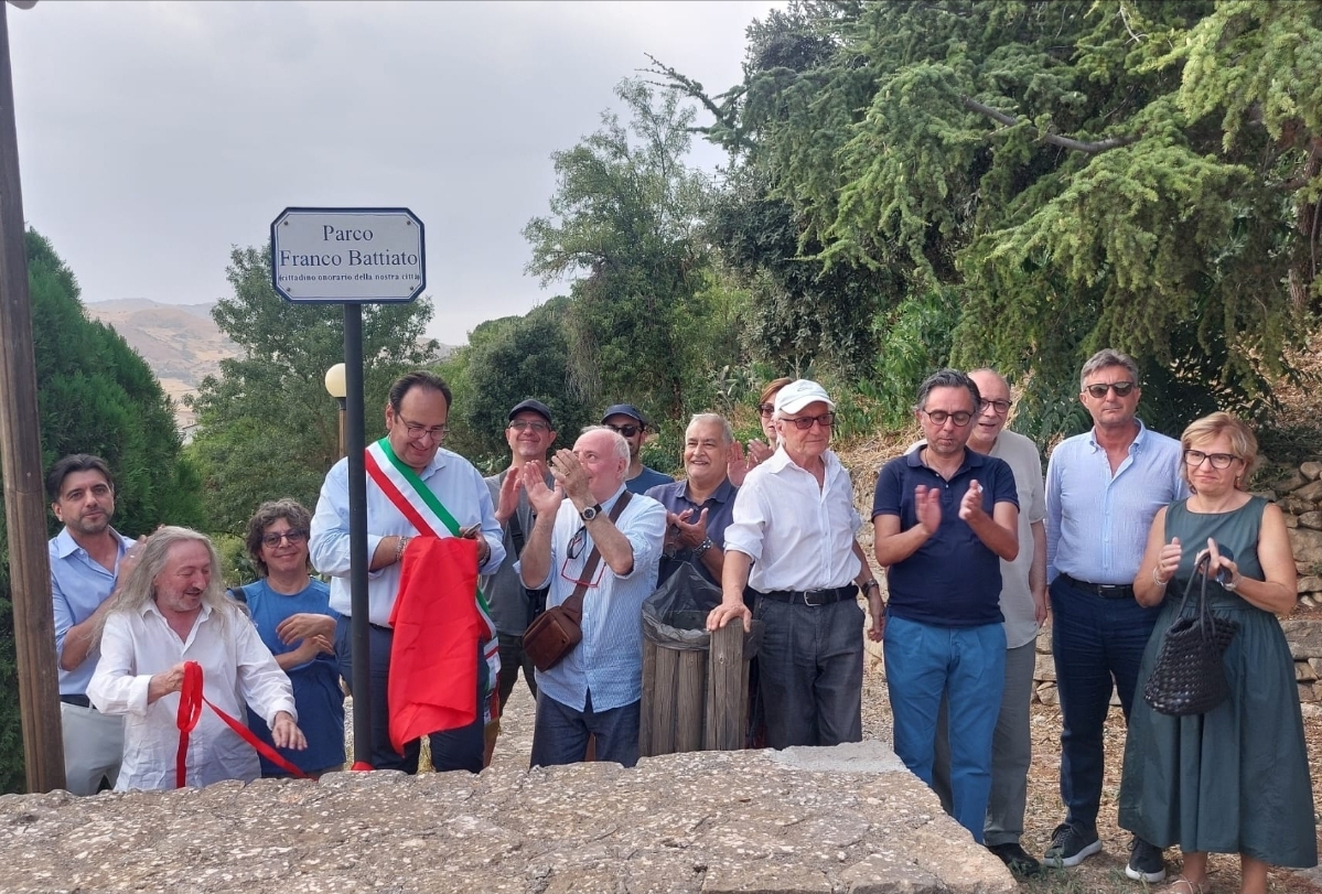 Gangi celebra Franco Battiato, il Parco Urbano intitolato al Maestro