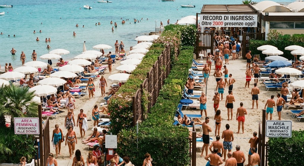 Record di ingressi nel lido dove maschi e femmine sono divisi. Al Pedocìn oltre centomila presenze in soli tre mesi. Lo scelgono soprattutto le donne