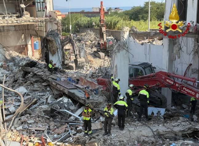 Crollo edificio Messina, sesto giorno di ricerche dei dispersi