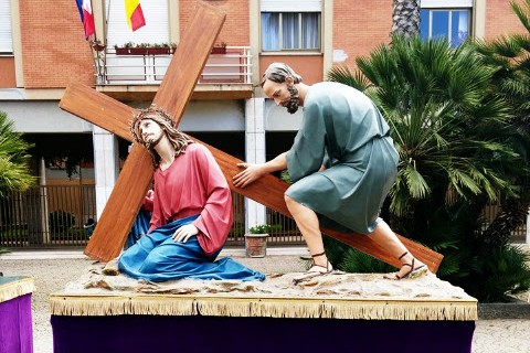 San Cataldo. In occasione del completamento del restauro, l’11 e 12 ottobre l’associazione “Giuseppe Amico Medico” promuove la visita al gruppo sacro “Gesù e il Cireneo”