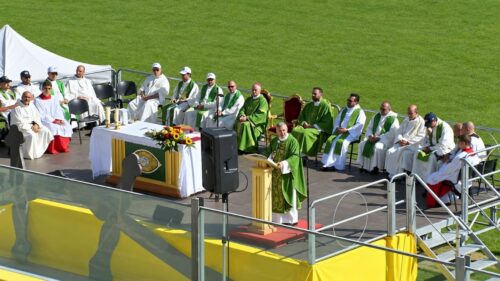 La Confraternita di San Cataldo, Vescovo in San Cataldo, presente al XXVII Cammino nazionale delle Confraternite a L’Aquila