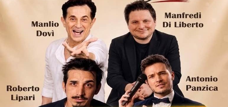 San Cataldo. Il 19 settembre appuntamento con la grande comicità con il quartetto Dovì, Di Liberto, Lipari e Panzica