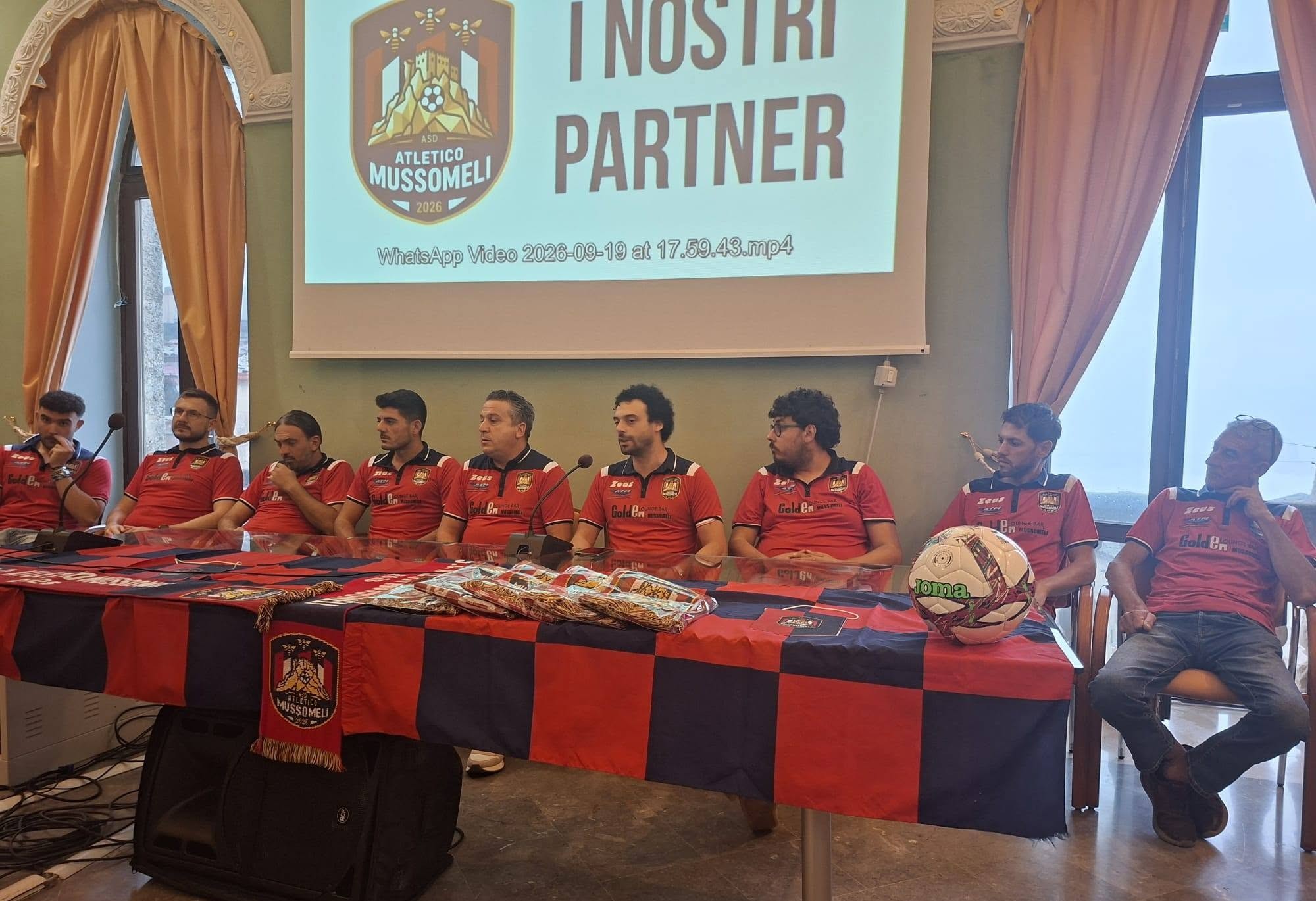 Terza Categoria. Presentato a Palazzo Sgadari l’Asd Atletico Mussomeli