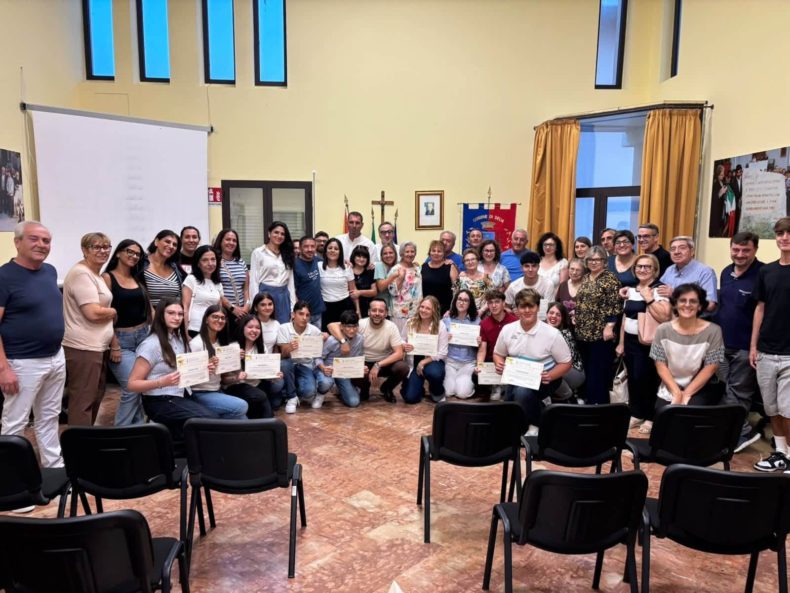 Delia. Premiati al Comune gli studenti più meritevoli: Il sindaco: “Momento di grande emozione e condivisione”