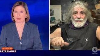 E’ sempre Cartabianca, lite furiosa tra Bianca Berlinguer e Mauro Corona: “Strappo il contratto”