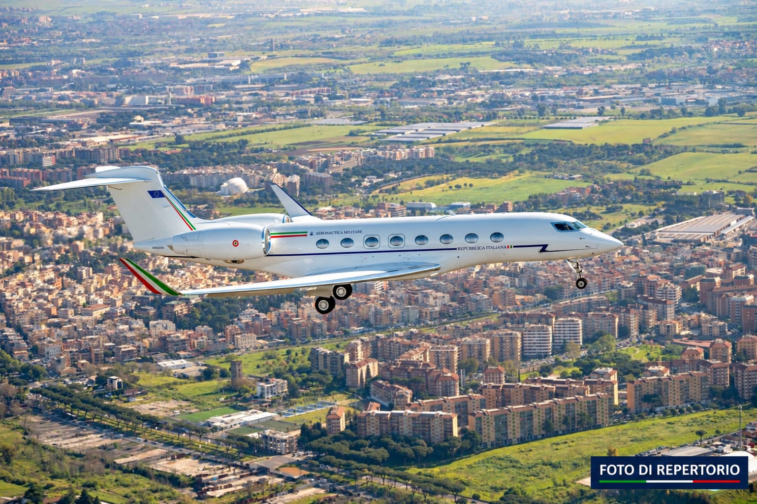 Volo sanitario d’urgenza dell’Aeronautica Militare da Lampedusa a Palermo per un 58enne in pericolo di vita