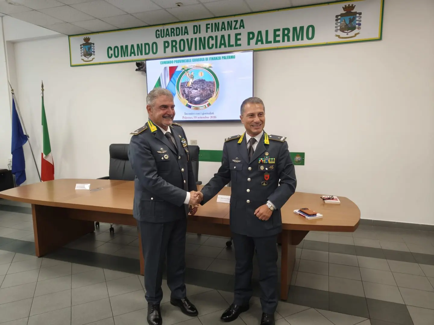 Cambio al vertice della Guardia di Finanza di Palermo, il Generale Langella è il nuovo Comandante