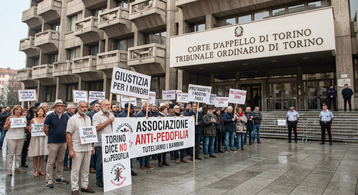 Associazione anti-pedofilia, manifesteremo davanti al tribunale di Torino