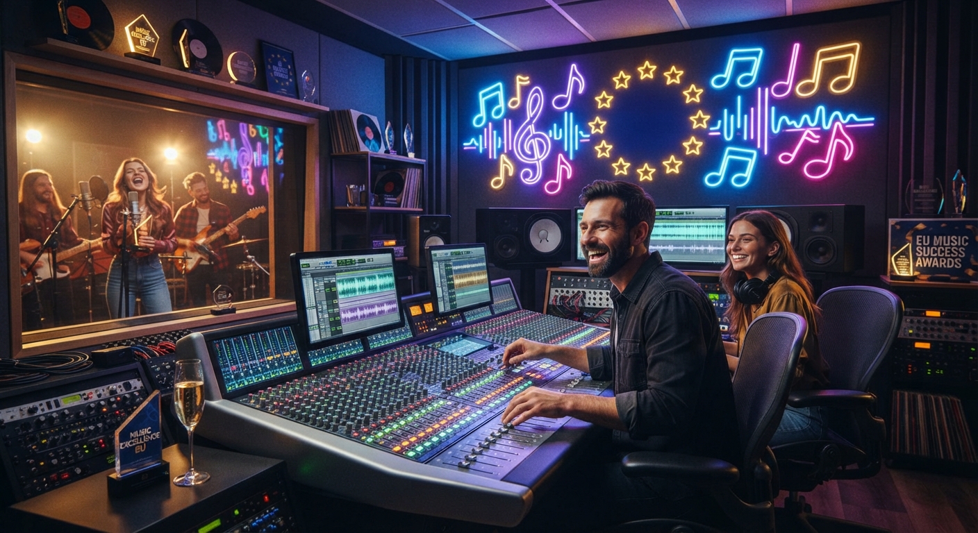Musica, nel 2025 i ricavi nell’Ue raggiungono i 6 mld (+5,1%)