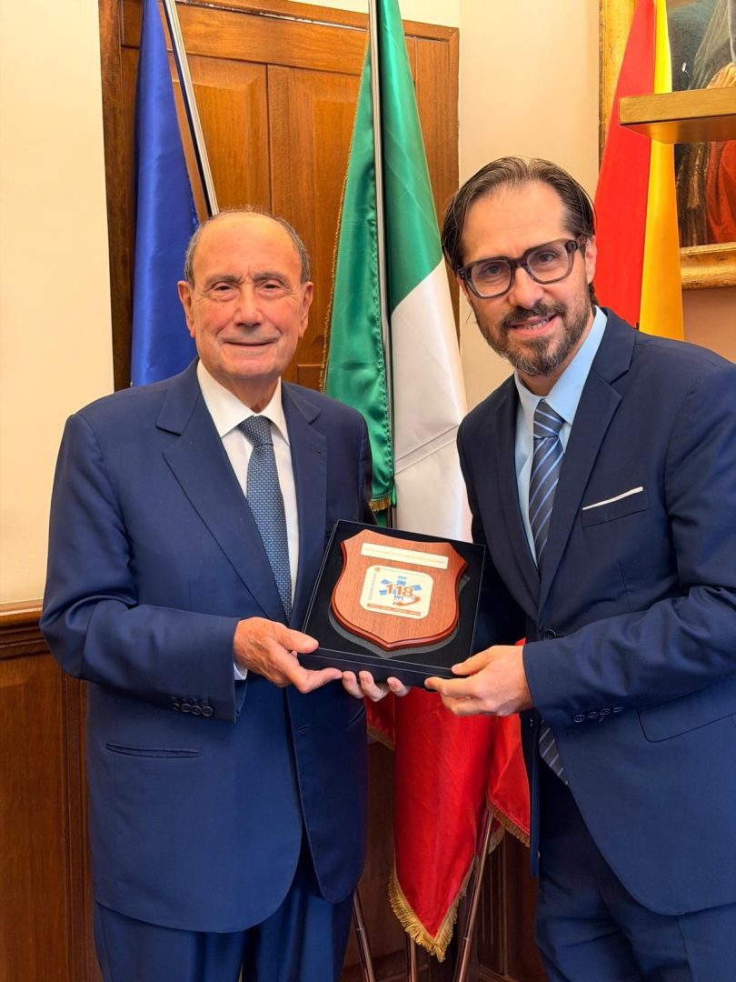 Schifani riceve il presidente del CdA della Seus 118 Riccardo Castro