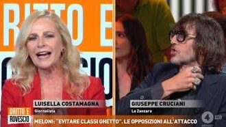 Scontro Costamagna-Cruciani sul decreto Scuola: “Propaganda razzista”, “Non dire minch….”