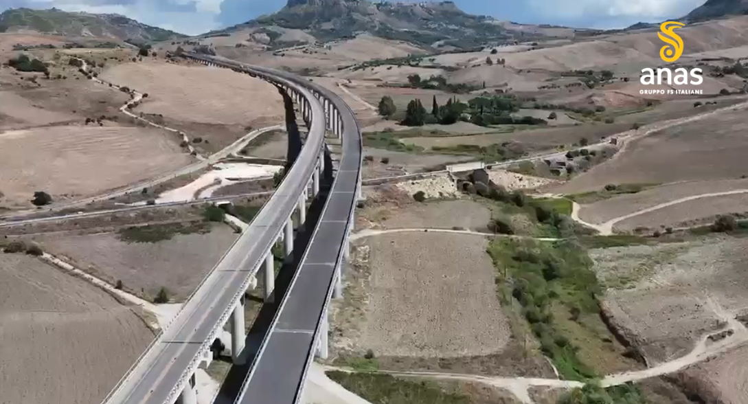 Sicilia, Anas: A19, proseguono i lavori per il completamento del viadotto Morello