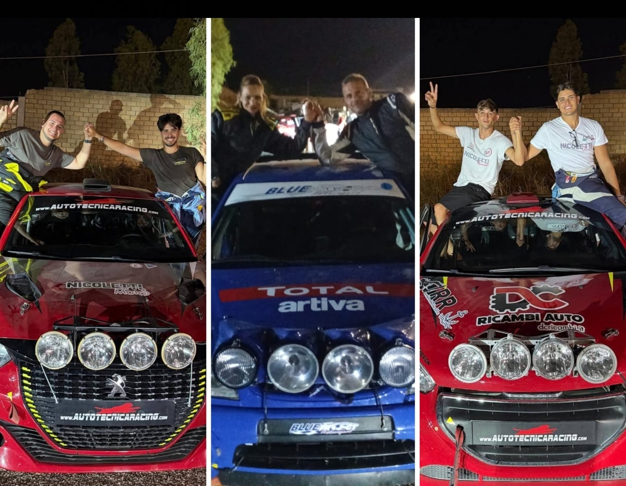 Tris nisseno al Rally Event del Concordia: Lombardo e i fratelli Nicoletti sul podio aspettando Monte Erice e Coppa Nissena