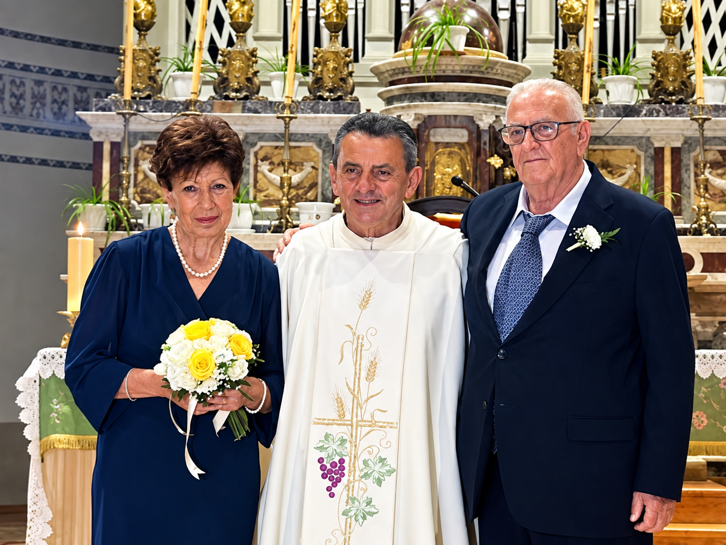 Caltanissetta,  cinquant’anni insieme: Michelina Lombardo e Francesco Vitale festeggiano le nozze d’oro