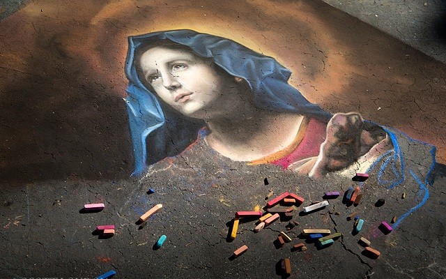 Caltanissetta. Il 27 settembre in piazza Tripisciano alla Badia c’è “La linea sacra dei Madonnari”